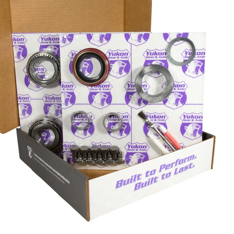 Ford F150 Differential Install Kit - Rear - Yukon Gear & Axle - 4.56 Ratio Rear Ring & Pinion Gear Set + 31 Spline Yukon Dura Grip Limited Slip Positraction + 2.99in Axle Bearings - `10-`27